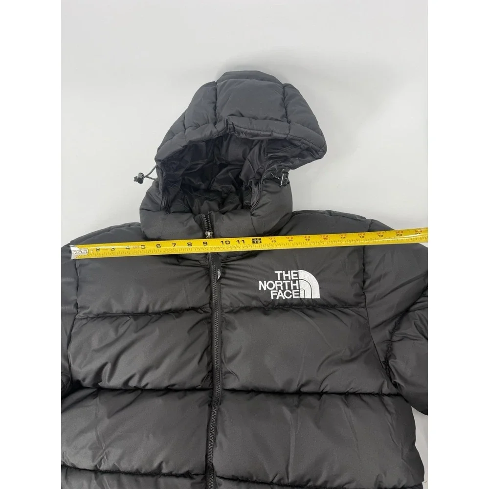 NWT The North Face Men 700 Fill Plus XL Fits L Black Hood‎ Winter Jacket READ